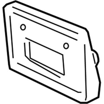 Ford 1L5Z-17A387-AAA License Bracket