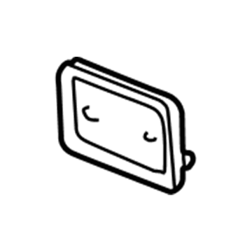 Ford XL2Z-17A385-AAA License Bracket, Front