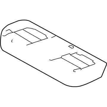 Ford 5G1Z-5463804-AAA Cushion Cover, Rear