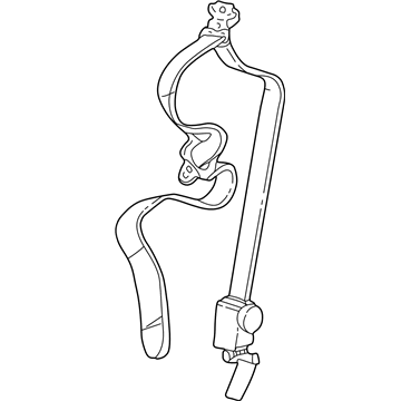 Mercury 3W7Z-54611B08-AAC Retractor Assembly