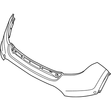 Ford Police Interceptor Utility Bumper - BB5Z-17D957-APTM