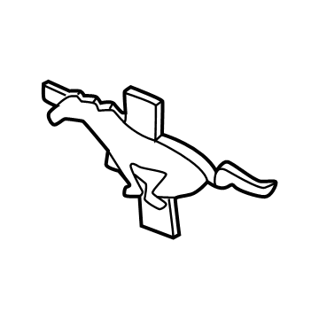 Ford GR3Z-8A224-BA Emblem, Front
