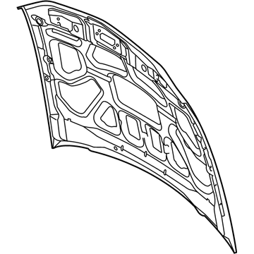 Ford Hood - AR3Z-16612-B