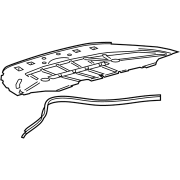 Ford JR3Z-17626-A Under Cover, Front