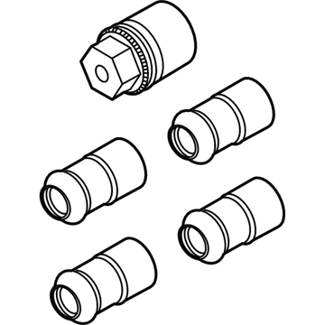 Lincoln F6SZ-1A043-AA Wheel Lock Kit