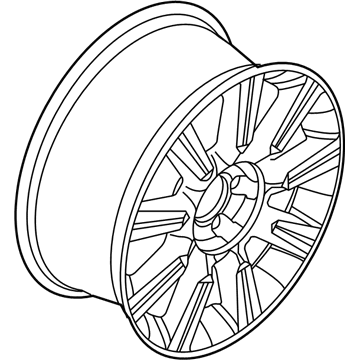 Lincoln 9H6Z-1007-A Wheel, Alloy