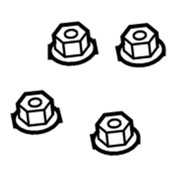 Ford -W704790-S440 Bracket Nut