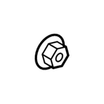 Ford -W717083-S442 Spring Nut, Rear