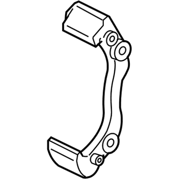 Ford 4L3Z-2B582-AB Backing Plate, Rear Driver Side