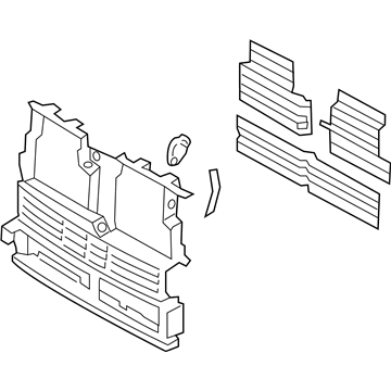 Ford FT4Z-8475-A Shutter, Front