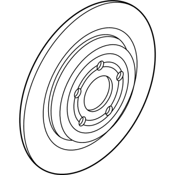 2022 Ford Mustang Mach-E Brake Disc - LJ9Z-2C026-C