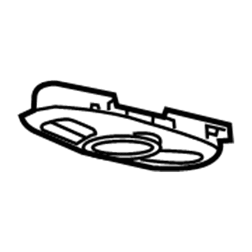 Ford BB5Z-13776-AG Reading Lamp Assy, Charcoal