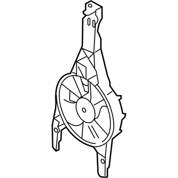 2021 Ford EcoSport Engine Cooling Fan - H1BZ-8C607-A