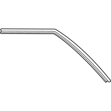 2005 Ford Crown Victoria Weather Strip - 2W7Z-5451822-AA