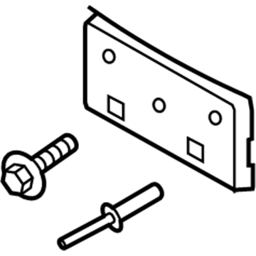 Ford GJ5Z-17A385-AA License Bracket