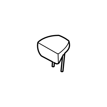 Ford M1PZ-78611A08-BD Headrest, Center, Rear