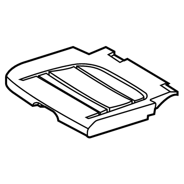 Ford M1PZ-7863840-A Seat Cushion Pad, Rear Upper Passenger Side