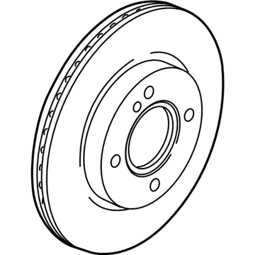 Ford AY1Z-1125-A Rotor, Front