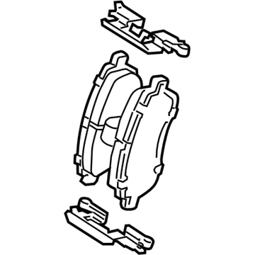 Ford AY1Z-2001-E Brake Pads, Front