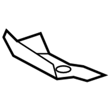 Ford HC3Z-16A039-AA Moulding Assembly - Fender, Front Driver Side