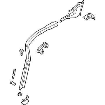 Lincoln LX6Z-16A023-B Upper Rail