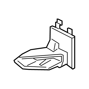 Ford HP5Z-7C410-B Air Duct, Driver Side