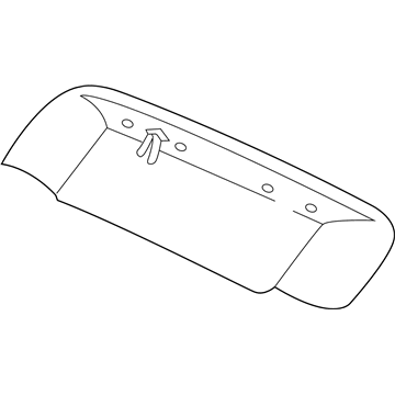Ford Mustang License Plate - F6ZZ17B390AA