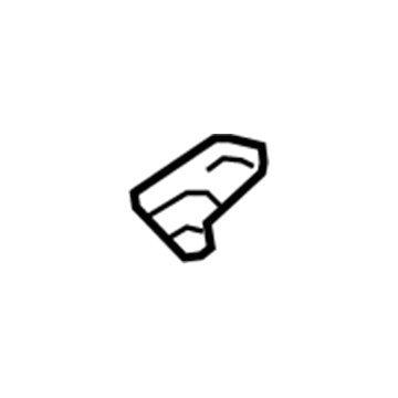 Ford AL3Z-1504132-AC Sunvisor Retainer, Charcoal