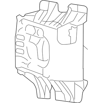 Ford 6L3Z-15266-AA Fog Lamp Bracket, Passenger Side