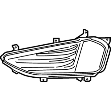 Ford MT4Z-15266-BA Outer Grille
