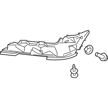 Ford FL3Z-17C947-E Trim Support