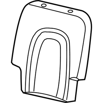 Ford 3L2Z-7866800-CA Seat Back Pad, Rear Center Passenger Side
