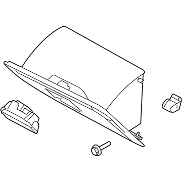 2010 Ford Focus Glove Box - 8S4Z-54060T10-AC