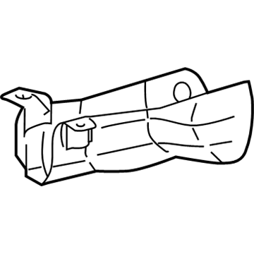 2001 Ford Expedition Exhaust Heat Shield - XL3Z-5G221-EA