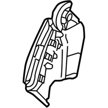 Ford F1EZ-19893-BH Vent Louver, Inner Driver Side