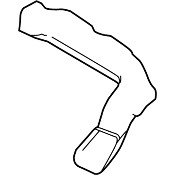 Ford BM5Z-19D809-C Outlet Duct, Upper Passenger Side