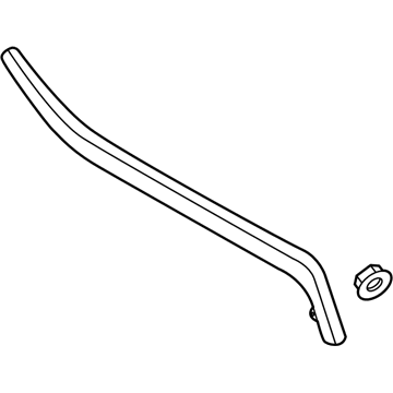 Lincoln LC5Z-7804608-AN Upper Molding