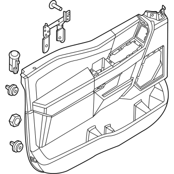 Ford PC3Z-2823943-DB Door Trim Panel, Baja Tan