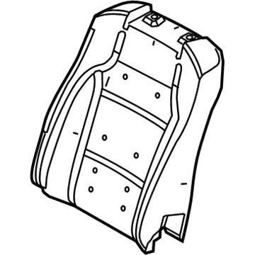 Ford BG1Z-5464810-C Seat Back Pad