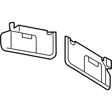 Lincoln MKX Sun Visor - 7A1Z-7804105-BA
