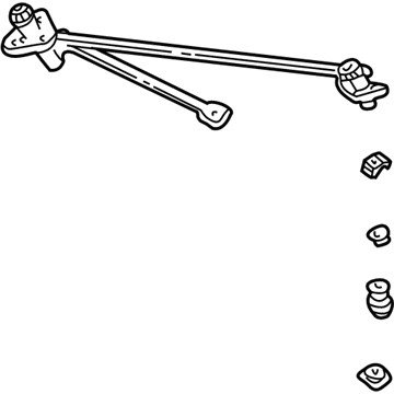 2002 Ford Mustang Wiper Pivot - 3R3Z-17566-AA