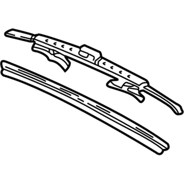 Mercury Windshield Wiper - F8PZ-17528-MA