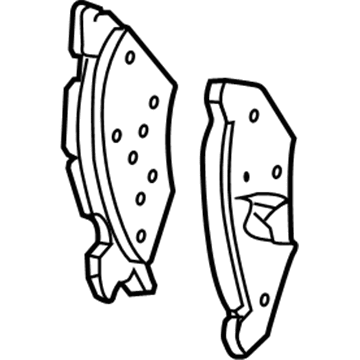 Ford 4U2Z-2V200-CA Brake Pads, Rear