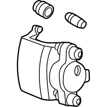 Mercury Grand Marquis Brake Caliper - 7W1Z-2553-B
