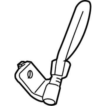 Ford 3W1Z-2A442-AA Flex Hose, Rear Passenger Side