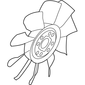 Ford E-150 Econoline Cooling Fan Assembly - F81Z-8600-KA