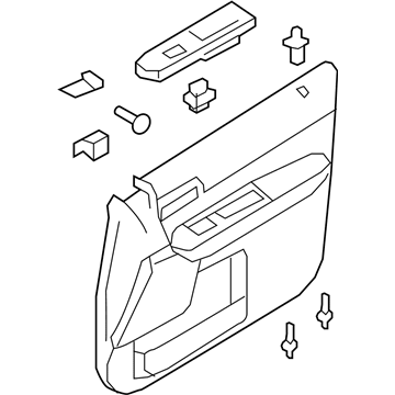 Mercury 8E6Z-7823942-AA Door Trim Panel