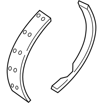 Ford 2U2Z-2V200-FARM Remanufactured Kit - Brake Shoe And Lining