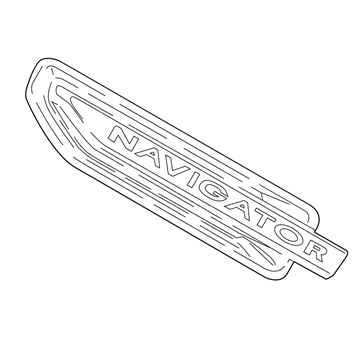 Lincoln Navigator Emblem - JL7Z-16720-ABS