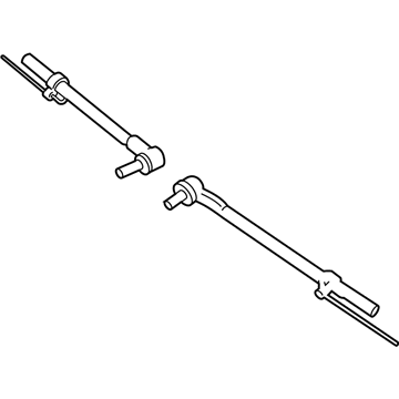 Ford HC3Z-3A131-F Inner Tie Rod, Driver Side
